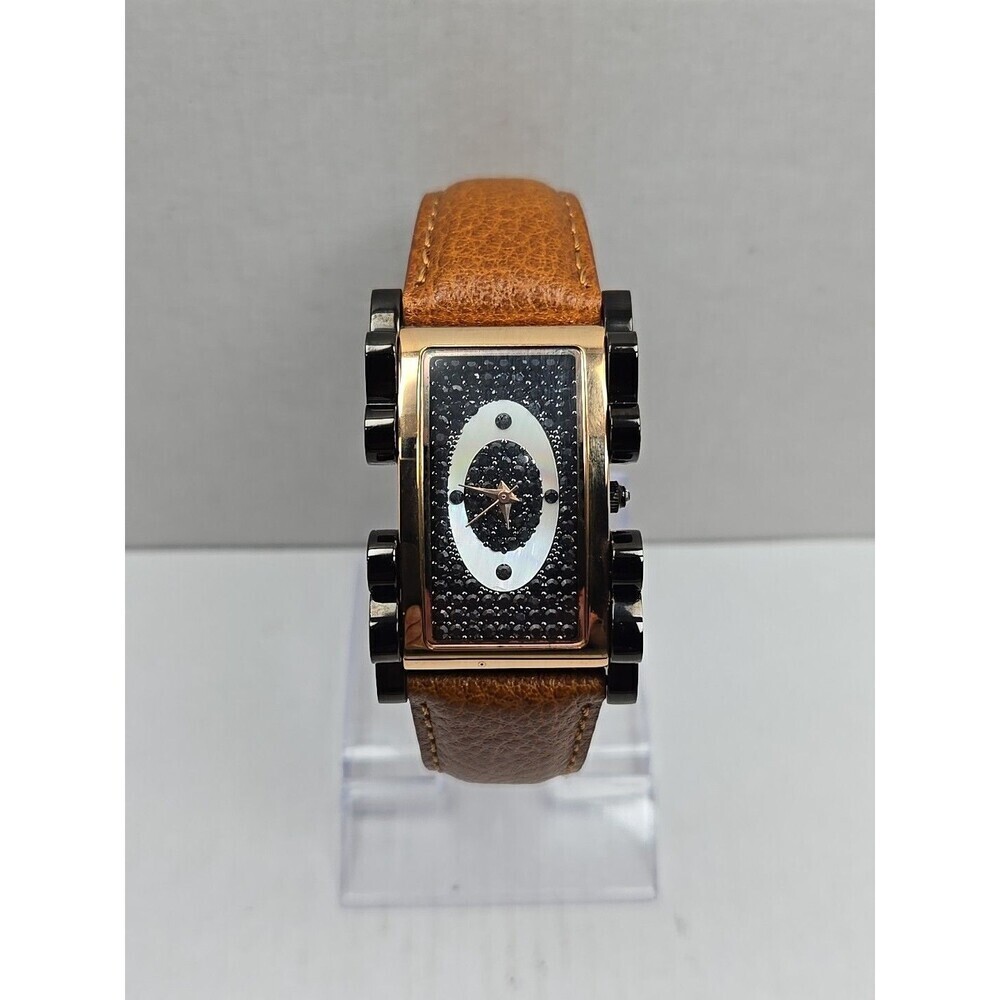 Adrienne Couture Limited Edition Pave Crystal Swiss Quartz Watch New Battery
